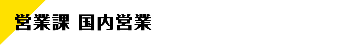 国内営業